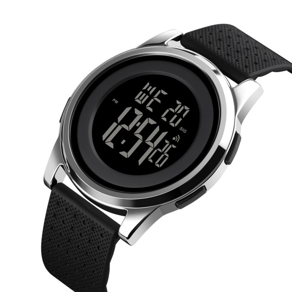 Годинник наручний Skmei 1502SI Black-Silver