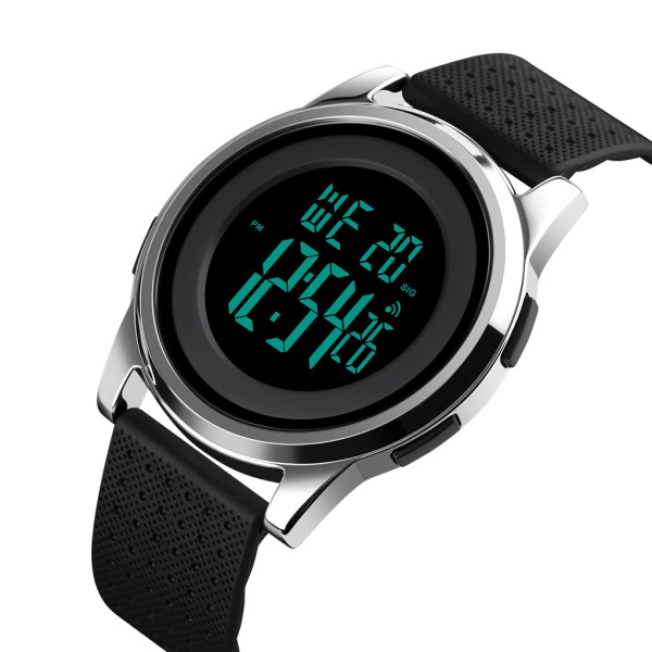 Годинник наручний Skmei 1502SI Black-Silver