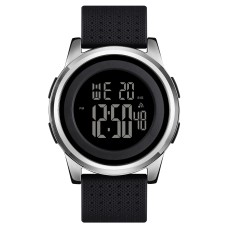 Годинник наручний Skmei 1502SI Black-Silver