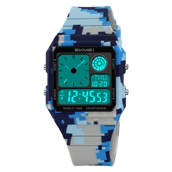 Годинник наручний Skmei 2347CMBU Camo Blue
