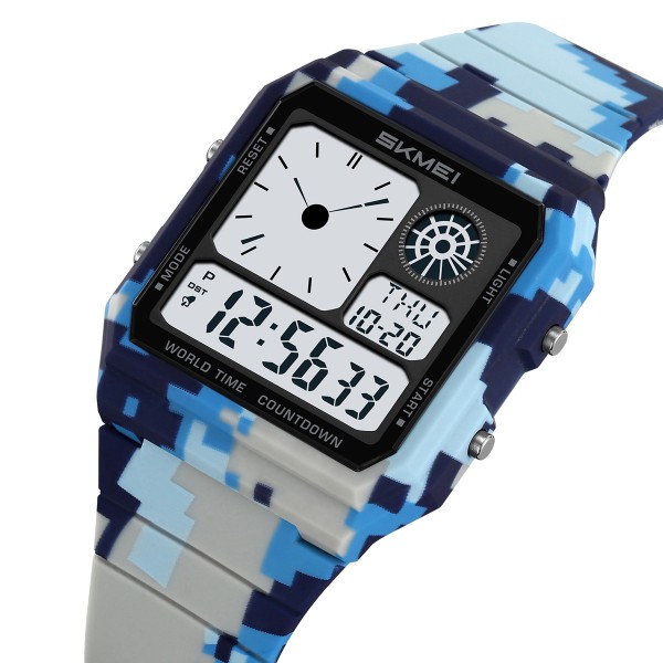 Годинник наручний Skmei 2347CMBU Camo Blue
