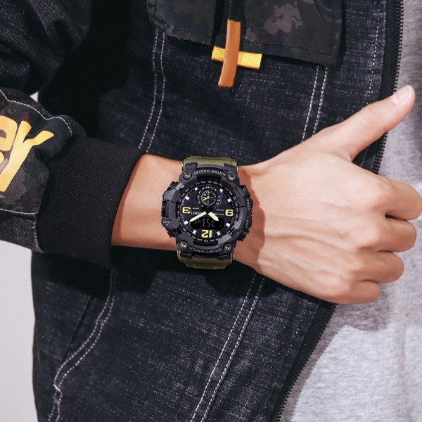 Годинник наручний Skmei 1637AG Army Green.