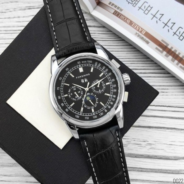Forsining 319 Black-Silver-Black