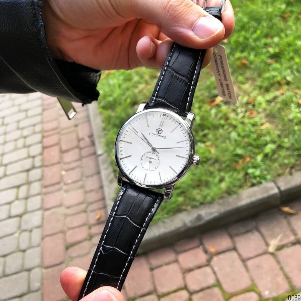 Forsining 8214 Silver-White-Black