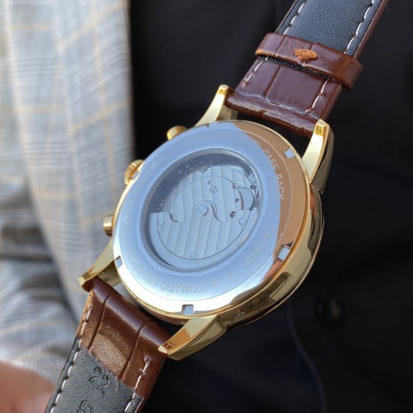 Годинник наручний Forsining 6916 Gold-Black