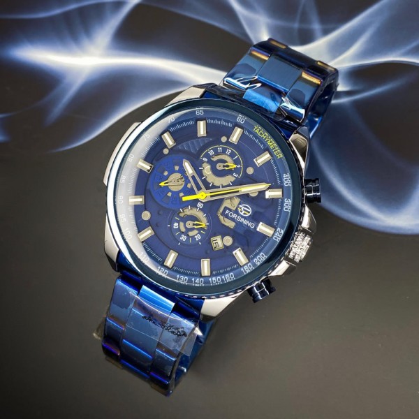 Forsining 6909 Silver-Blue