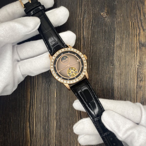 Годинник наручний Forsining 8257 Silver-Black