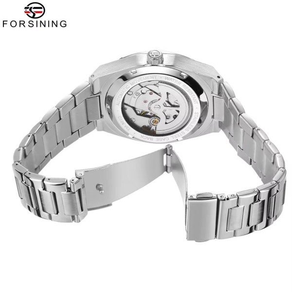 Forsining 8264 Silver-Black