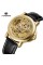 Годинник наручний Forsining 8156 Black-Gold