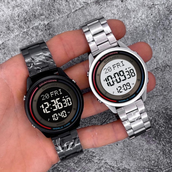 Годинник наручний Skmei 2412SSI Silver Steel