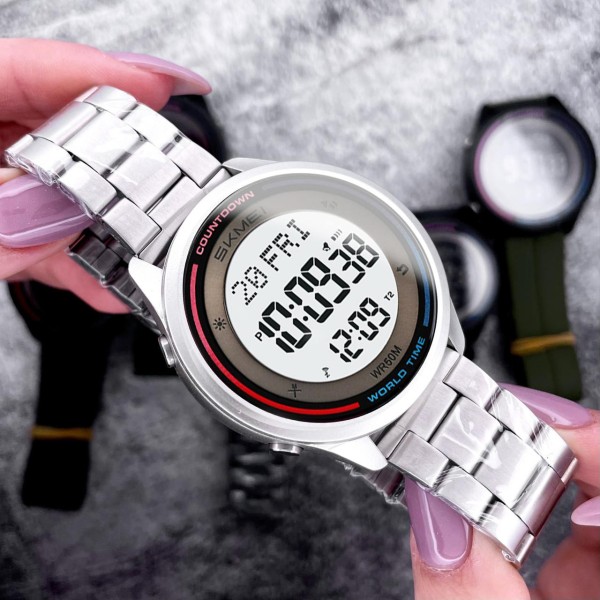 Годинник наручний Skmei 2412SSI Silver Steel