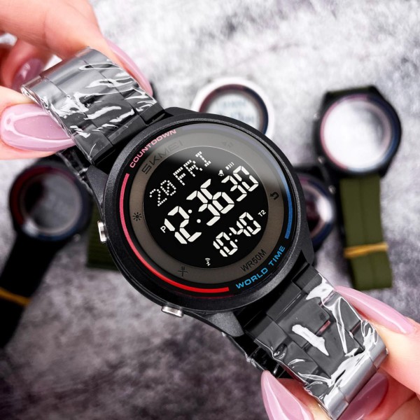 Годинник наручний Skmei 2412SSI Silver Steel