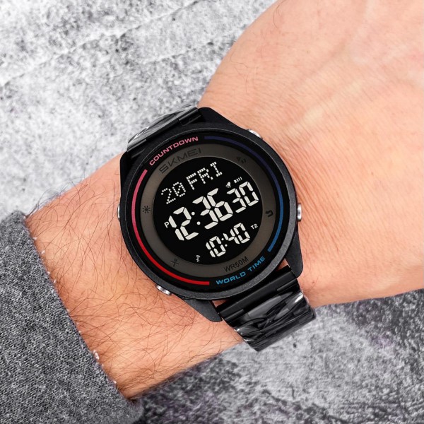 Годинник наручний Skmei 2412SSI Silver Steel