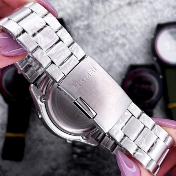 Годинник наручний Skmei 2412SSI Silver Steel