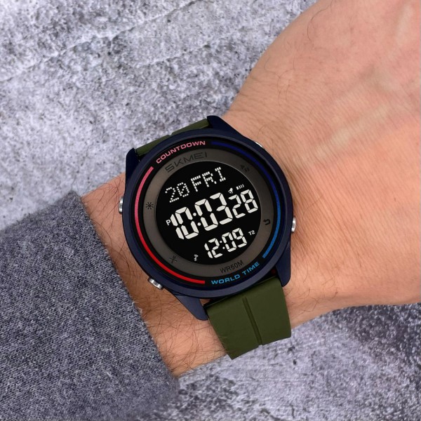 Годинник наручний Skmei 2412PAG Army Green