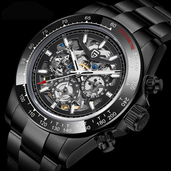 Годинник наручний Pagani Design PD-1777 Black