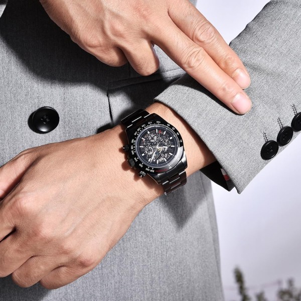 Годинник наручний Pagani Design PD-1777 Black