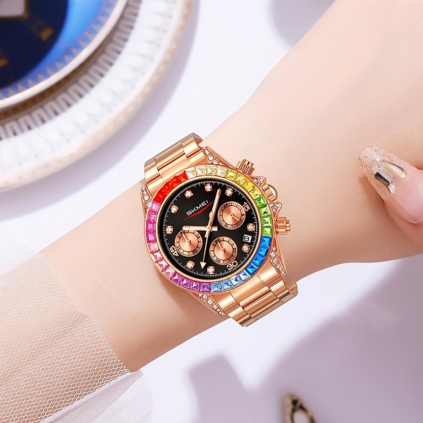 Годинник наручний Skmei 2352RGBK Rose Gold-Black