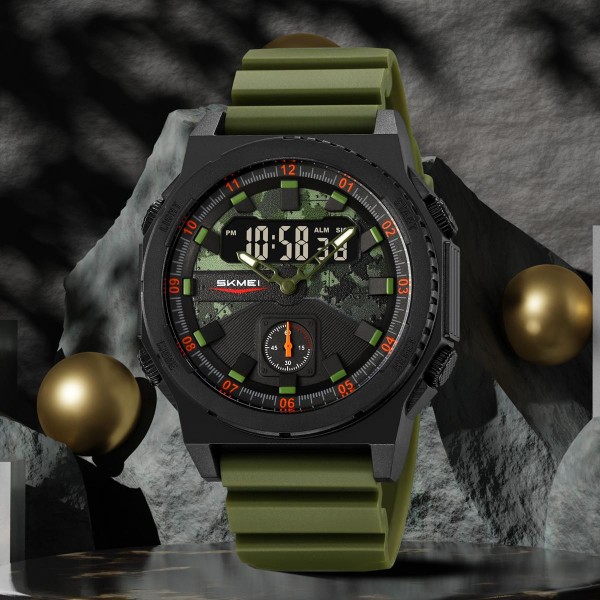 Годинник наручний Skmei 2355AG Army Green