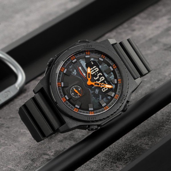 Годинник наручний Skmei 2355BKOG Black-Orange