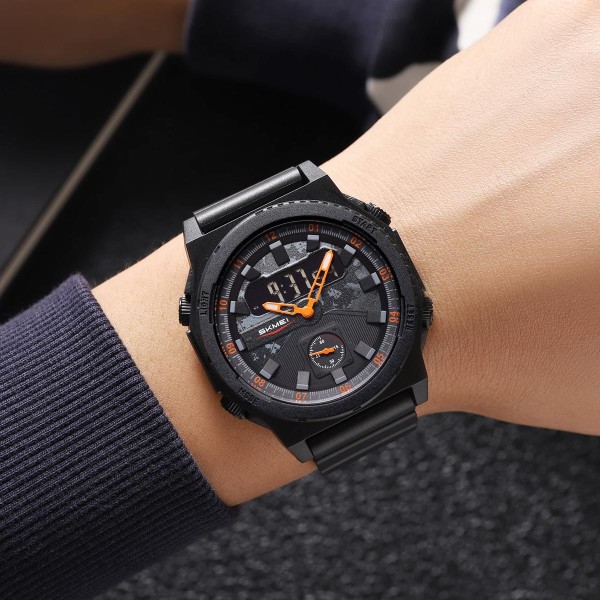 Годинник наручний Skmei 2355BKOG Black-Orange
