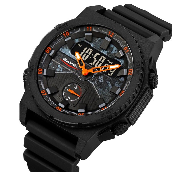Годинник наручний Skmei 2355BKOG Black-Orange