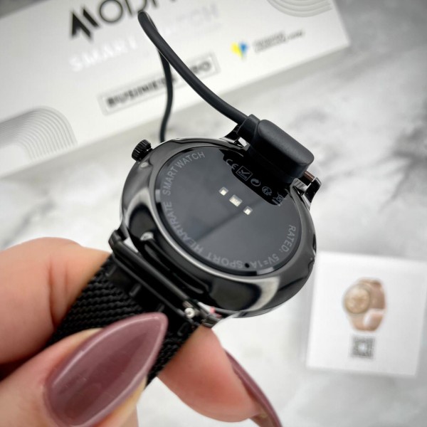 Смарт-годинник Modfit Business Pro Black Mesh