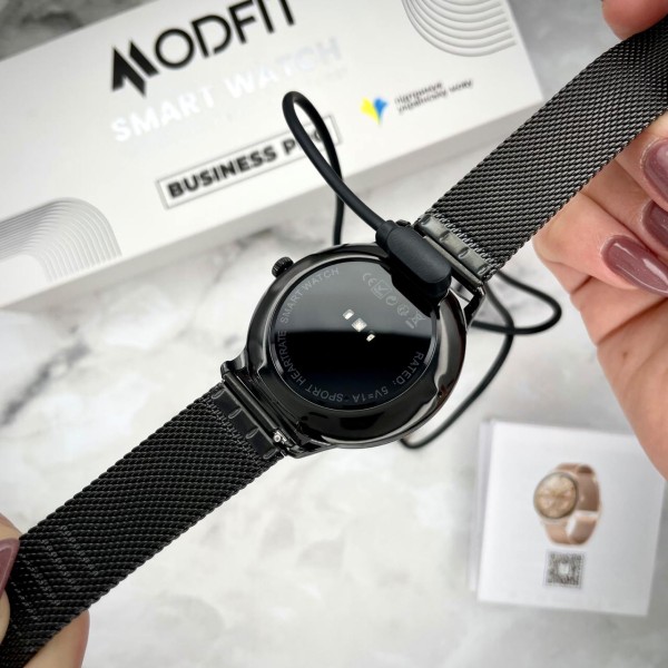 Смарт-годинник Modfit Business Pro Black Mesh