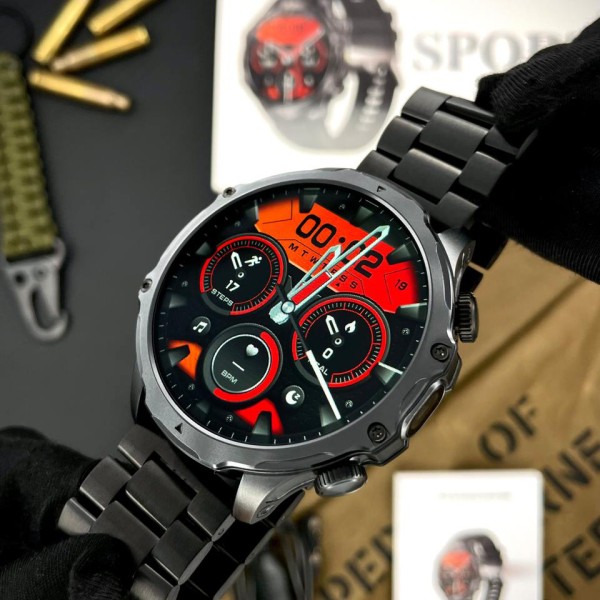 Смарт-часы Modfit Tactic Blaze Black Steel