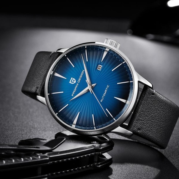 Годинник наручний Pagani Design PD-2770 Silver-Blue-Black