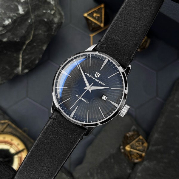 Годинник наручний Pagani Design PD-2770 Silver-Blue-Black