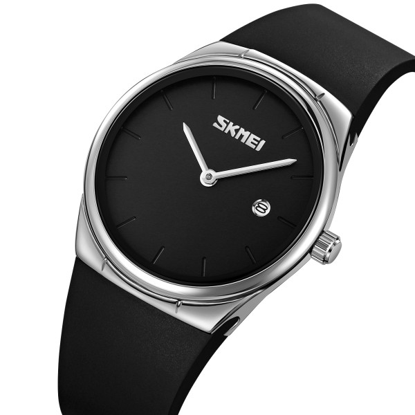 Годинник наручний Skmei 2177SIBK Silver-Black