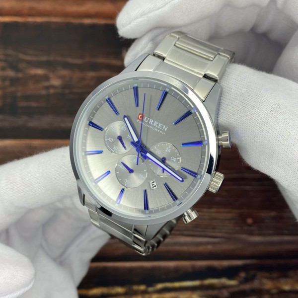 Годинник наручний Curren 8435 Silver-Grey