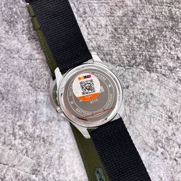 Годинник наручний Skmei 9112BK Silver-Black