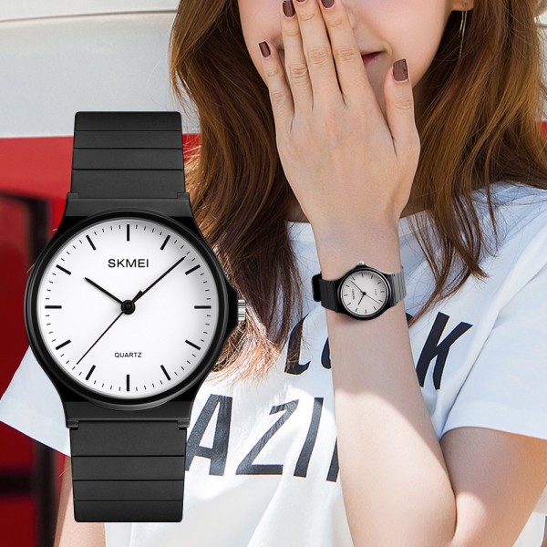 Годинник наручний Skmei 1419BKWT Black White