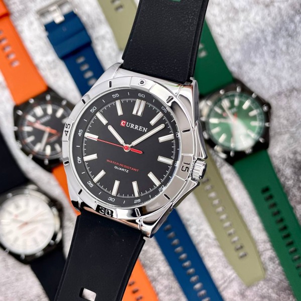 Годинник наручний Curren 8449 Black-White