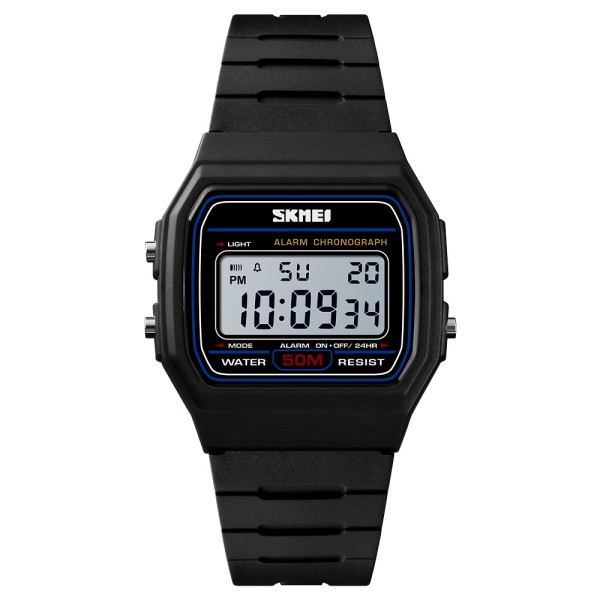 Годинник наручний Skmei 1412BKWT Black-White