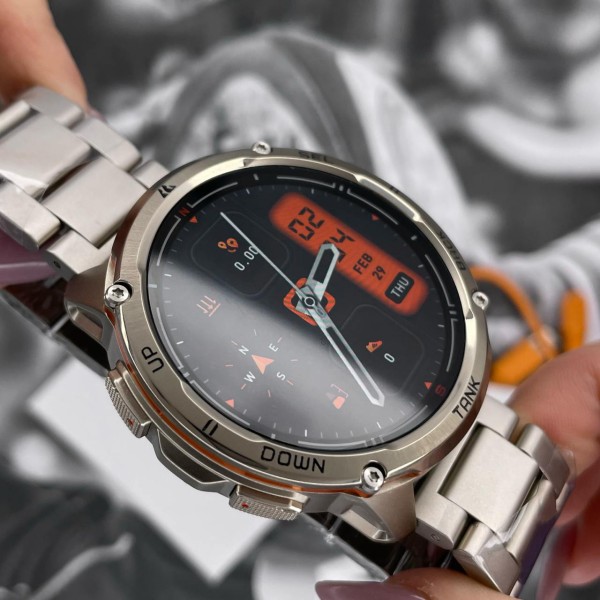 Смарт-годинник Kospet TANK T3 ULTRA Silver Special Edition