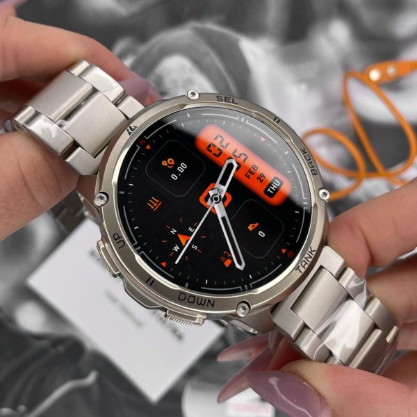 Смарт-годинник Kospet TANK T3 ULTRA Silver Special Edition