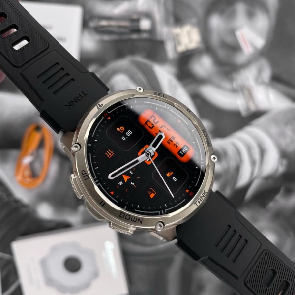 Смарт-годинник Kospet TANK T3 ULTRA Silver Special Edition