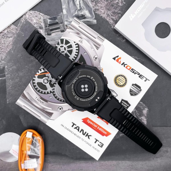 Смарт-годинник Kospet TANK T3 Black Special Edition