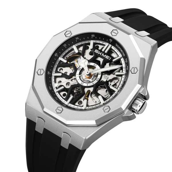 Годинник наручний Skmei M036PSI Silver Steel