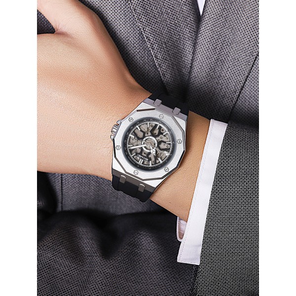 Годинник наручний Skmei M036PSI Silver Steel