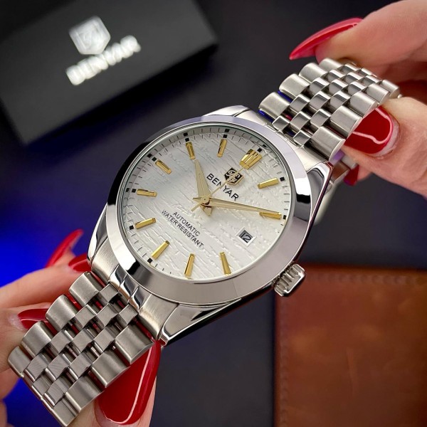 Годинник наручний Benyar BY-5209 White