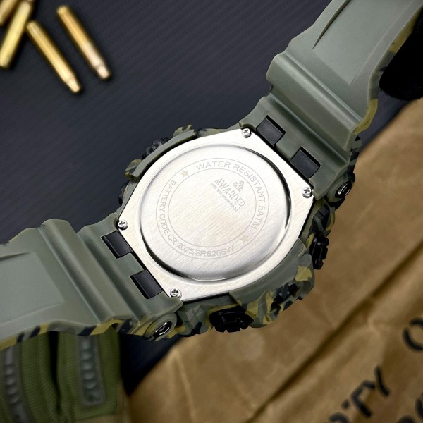Часы наручные Awarder 001 Тризуб золото Camo Green