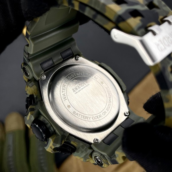 Часы наручные Awarder 001 Тризуб золото Camo Green