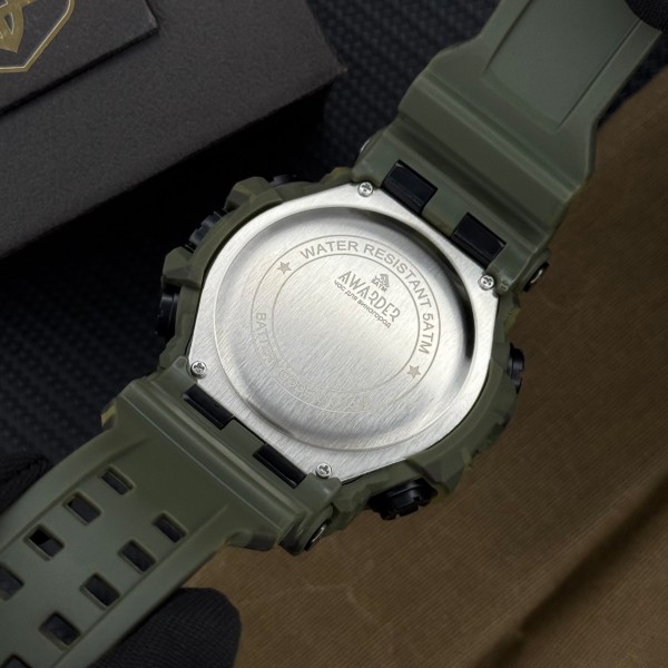 Часы наручные Awarder 004 Тризуб золото Camo Green