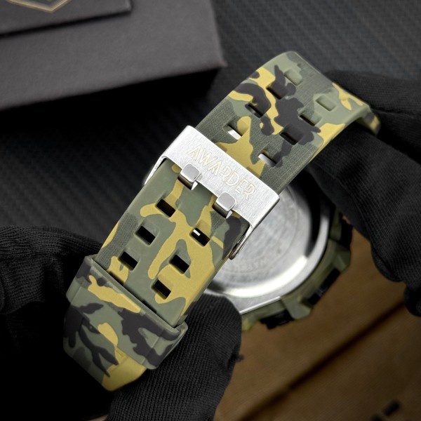 Часы наручные Awarder 004 Тризуб золото Camo Green