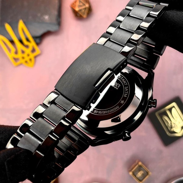 Часы наручные Awarder 017 Тризуб золото All Black Steel