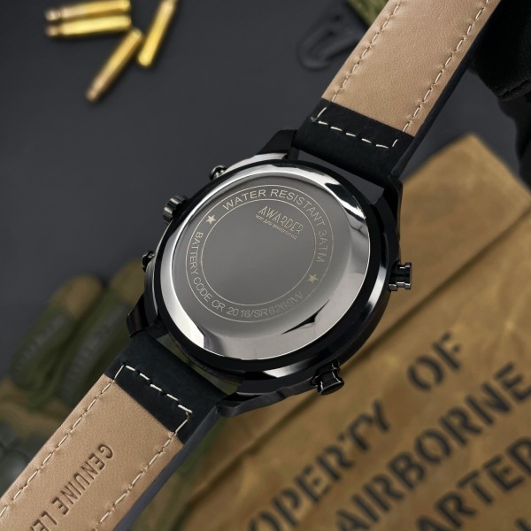 Часы наручные Awarder 017 Тризуб золото All Black